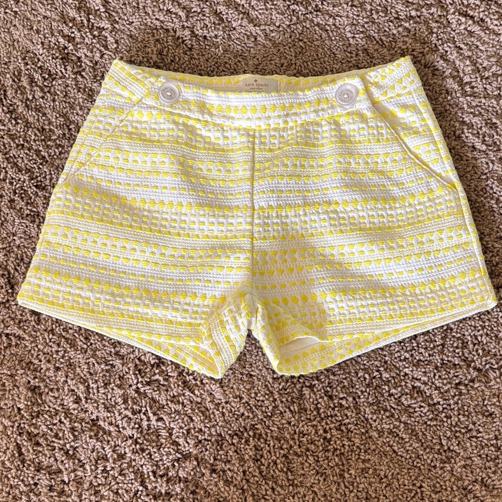 NWOT Kate Spade Brocade Shorts